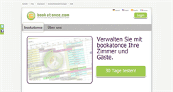 Desktop Screenshot of bookatonce.com