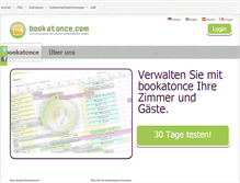 Tablet Screenshot of bookatonce.com